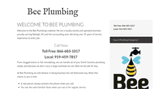 Desktop Screenshot of bee-plumbing.com