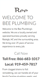 Mobile Screenshot of bee-plumbing.com